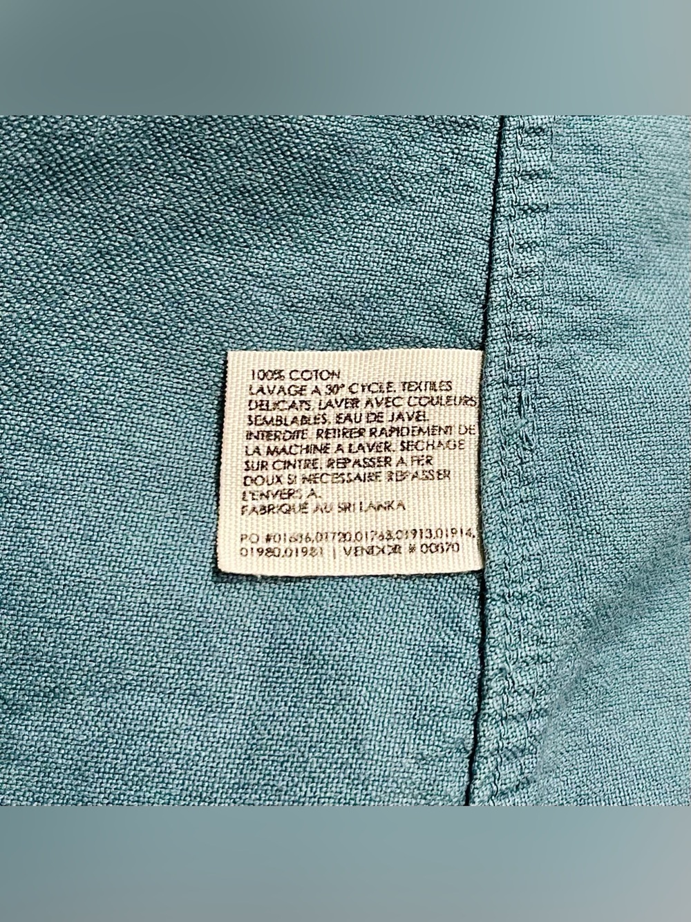 Club Monaco Teal Button-Down Shirt - Slim Fit - Size XL (Men’s) - Picture 5 of 5